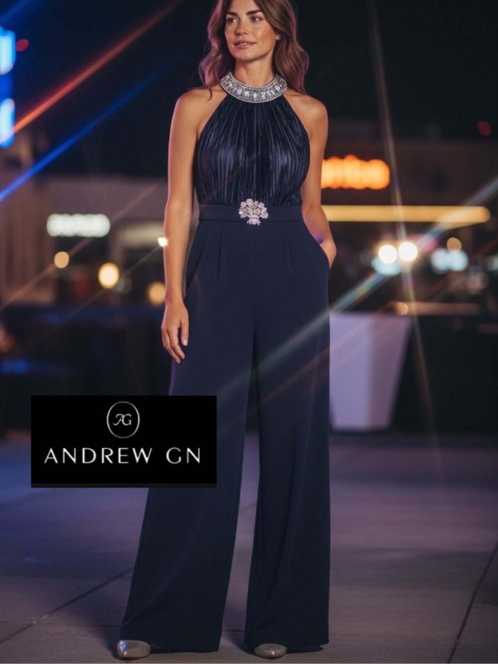 Andrew GN Black 'Special Nite' Romper, 38 (4/6)  GD1244